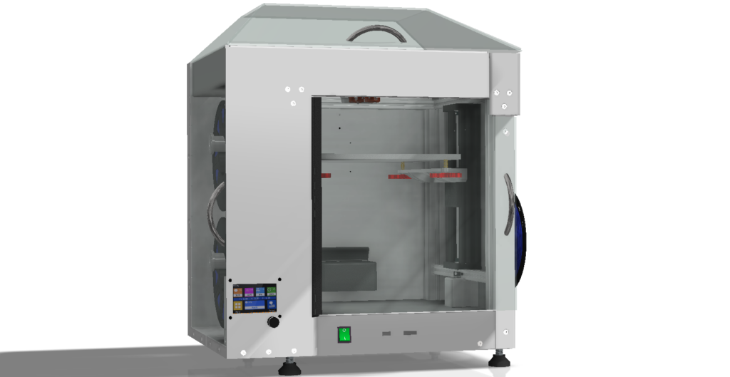 Drucker front rendering mcm3dprinters.com 3D Printer